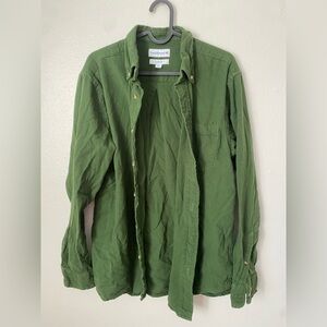 Men’s Green classic Button-Up Shirt by Saddlbred